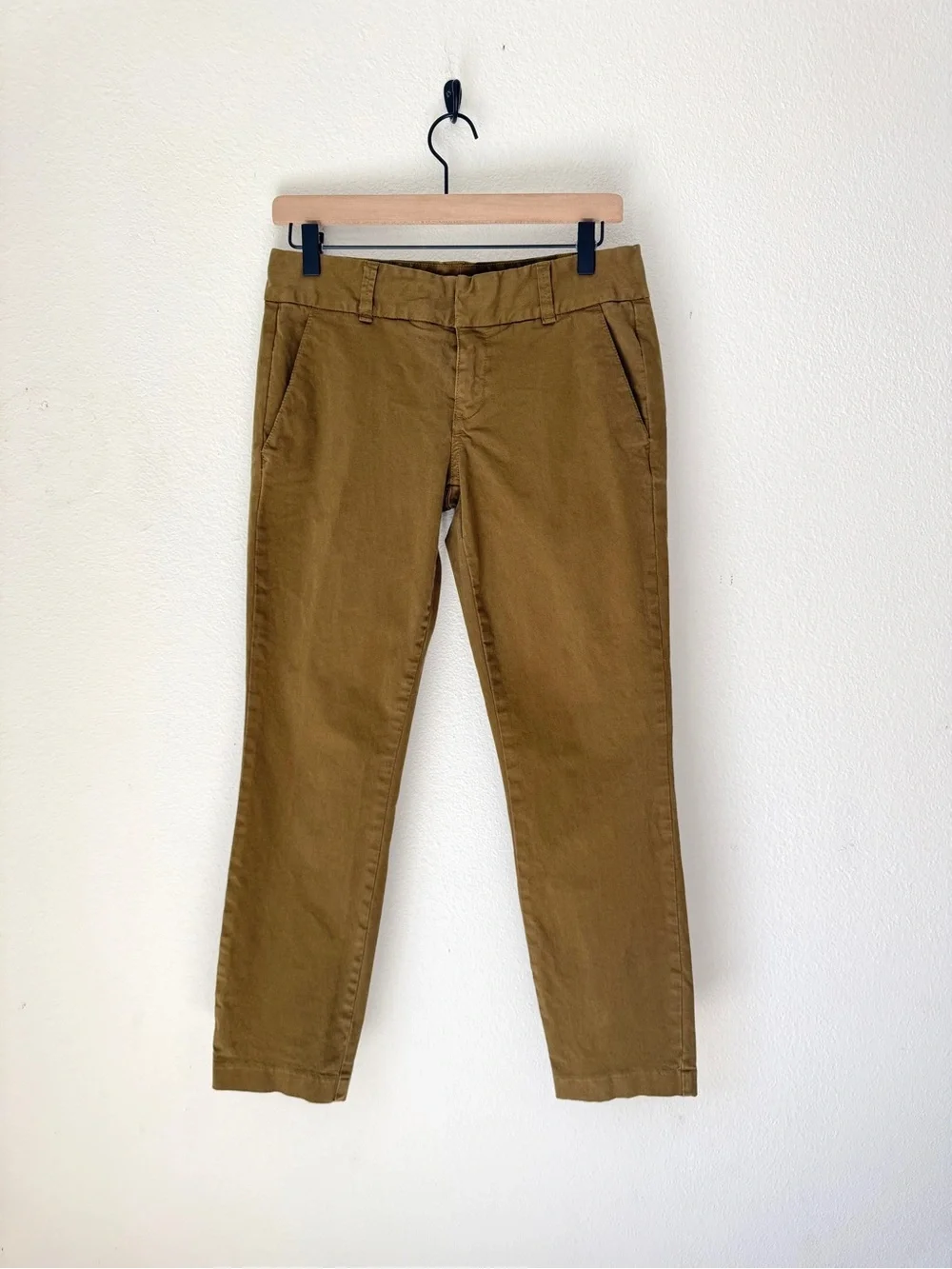 J. Crew Andie Chinos in Olive - Size 4 - EUC